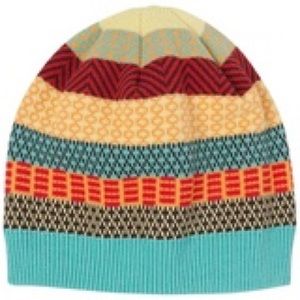 Colorful Striped Knit Beanie